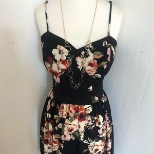 Floral Spaghetti Strap Dress💕